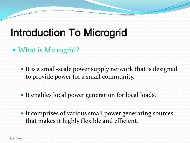 Microgrid Seminar Report Pdf